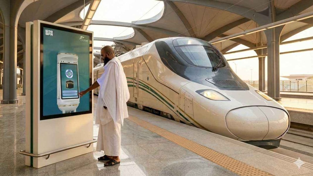 Ai Powered Robt and Bullet Train Saudi Arabia